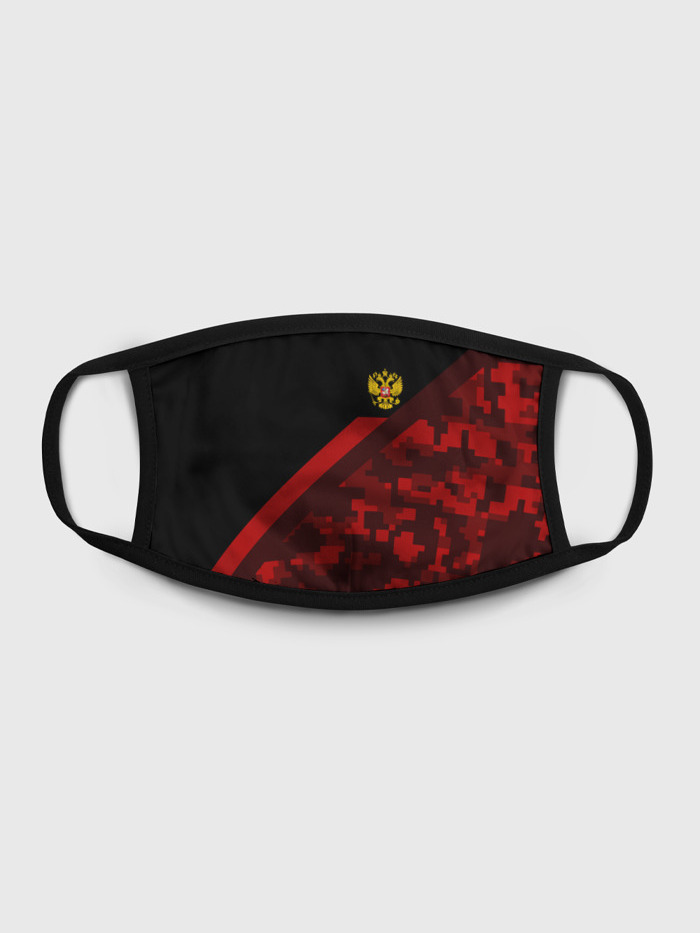 

Многоразовая маска унисекс Burnettie Russia Black Collection, Разноцветный, Russia Black Collection