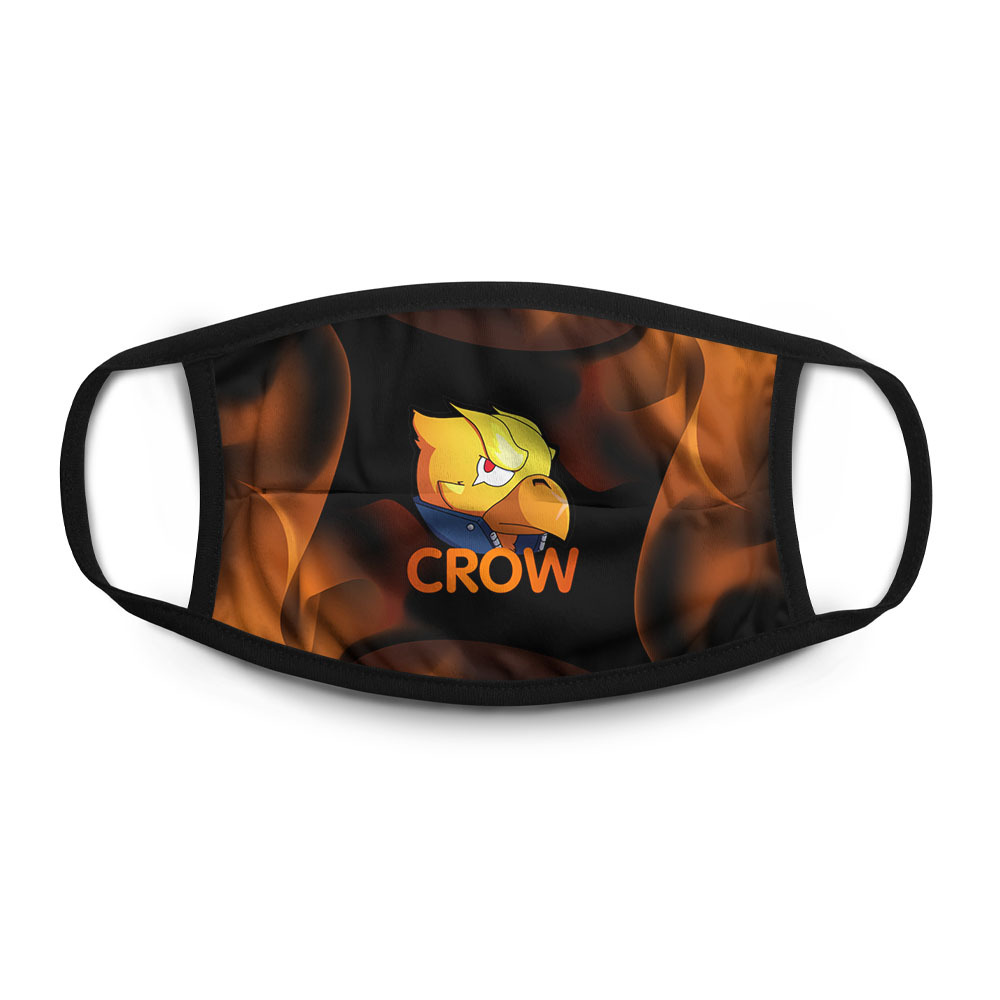 

Многоразовая маска унисекс Burnettie Brawl Stars Crow, Разноцветный, Brawl Stars Crow