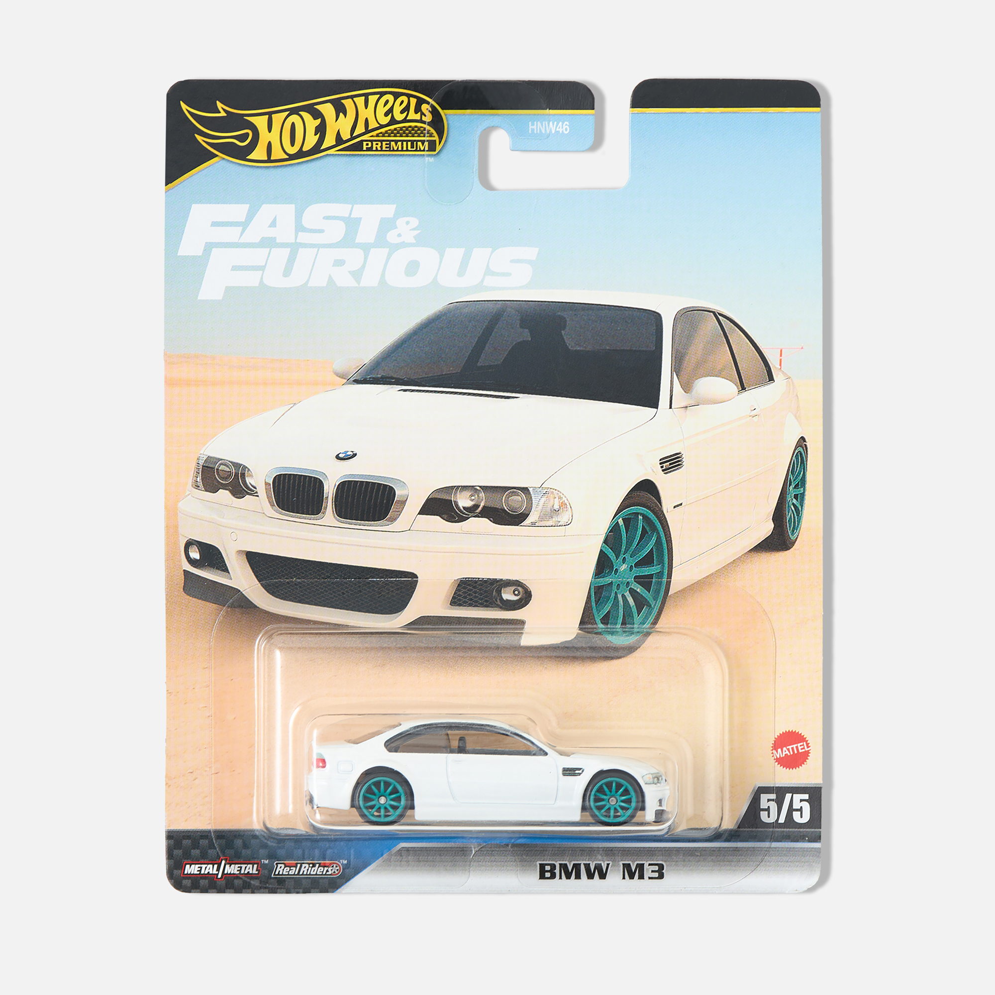

Машинка Hot Wheels Premium BMW M3 Форсаж (коллекционная) HYP70, Синий