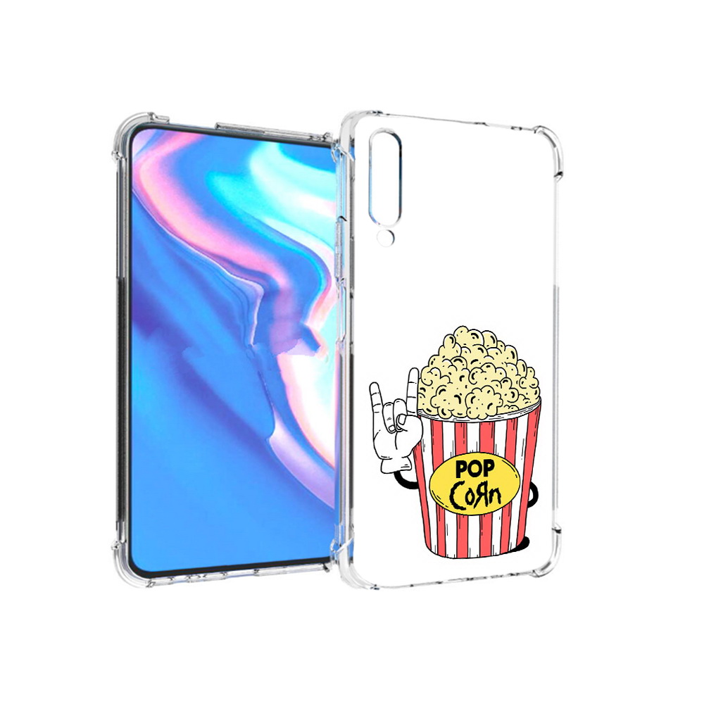 

Чехол MyPads Tocco для Honor 9X Pro крутой попкорн, Прозрачный, Tocco
