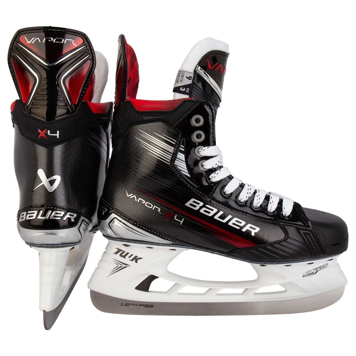 

Коньки хоккейные Bauer Vapor X4 черный 41.5, Vapor X4