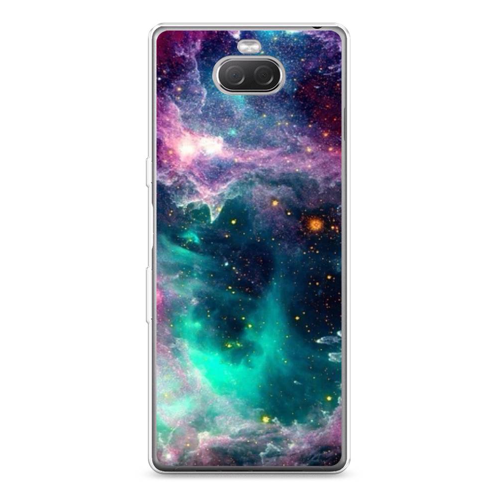 

Чехол на Sony Xperia 10 Plus "Звездные облака", Розовый;бежевый, 54150-2
