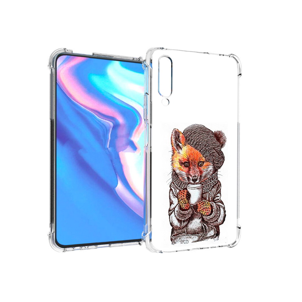 

Чехол MyPads Tocco для Honor 9X Pro лиса в шапке, Tocco