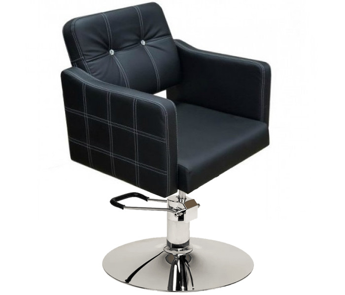 Парикмахерское кресло SunISpa А01 NEW, черный, гидравлика диск