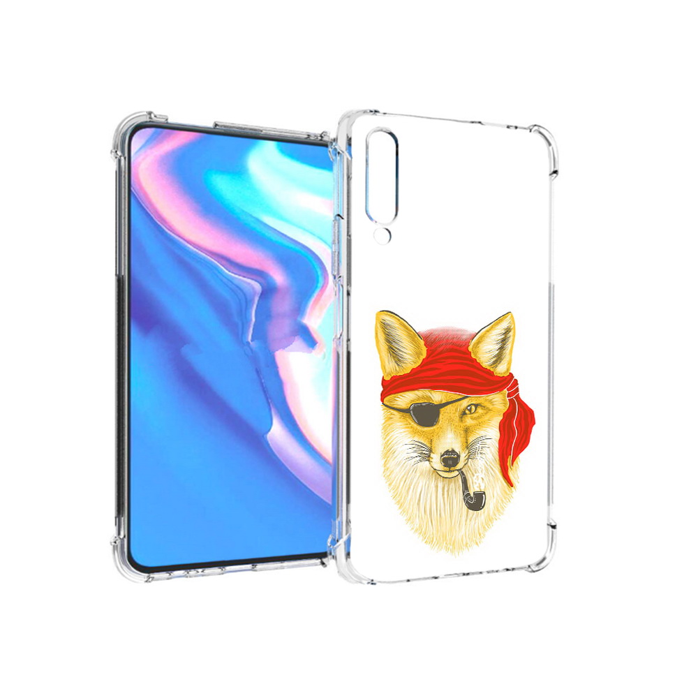 

Чехол MyPads Tocco для Honor 9X Pro лиса-пират, Прозрачный, Tocco