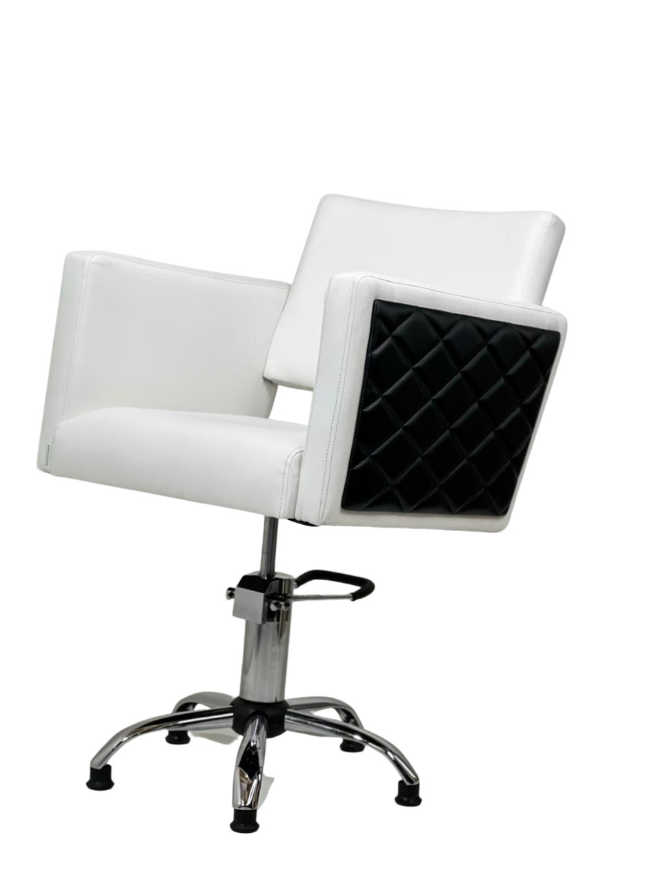 Парикмахерское кресло SunISpa Комодо II, белый, гидравлика пятилучье
