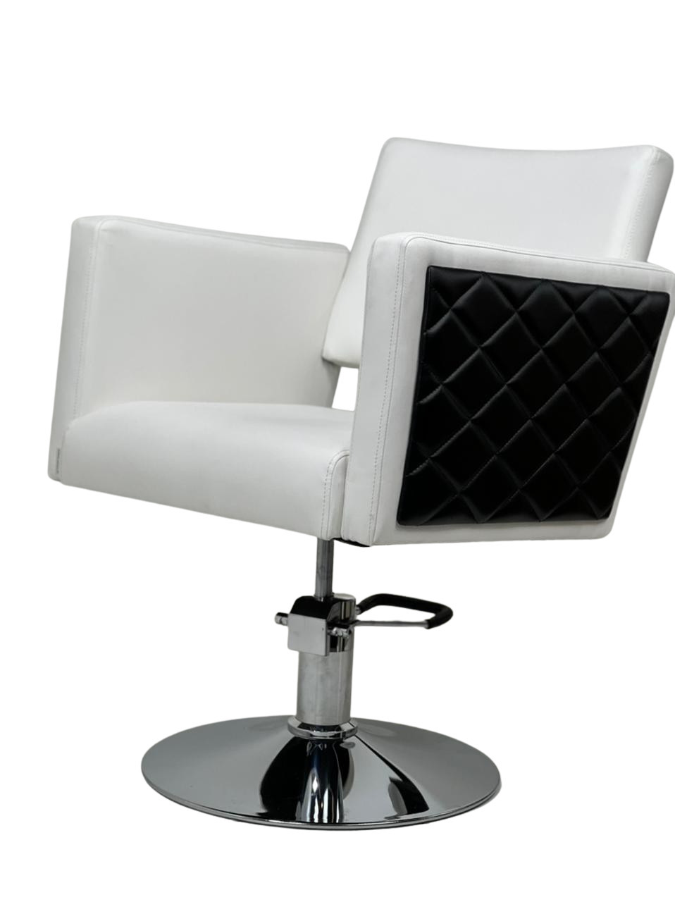 Парикмахерское кресло SunISpa Комодо II, белый, гидравлика диск