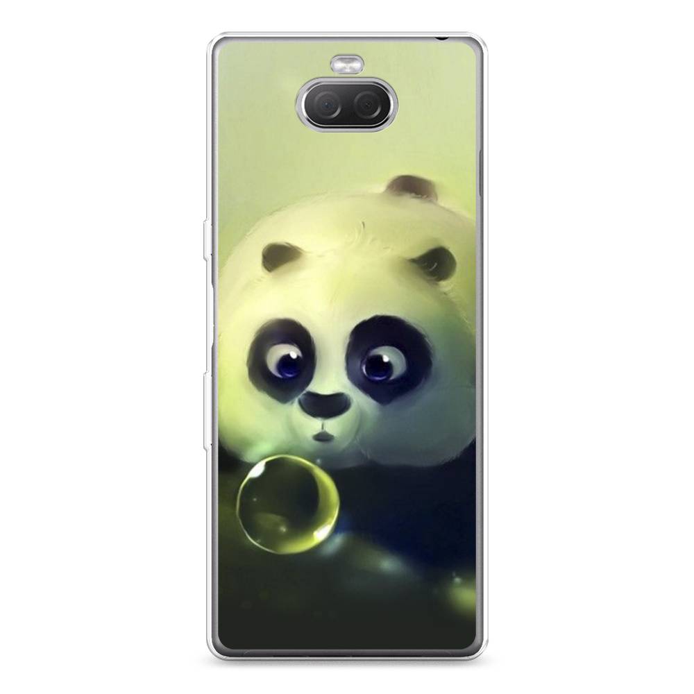 

Чехол на Sony Xperia 10 Plus "Малыш панды", Зеленый;черный;серый, 54150-1