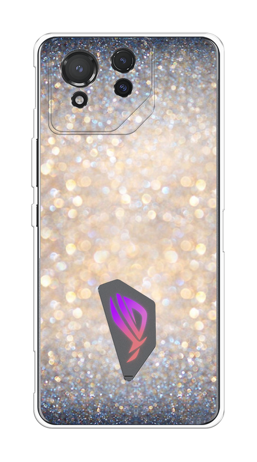 

Чехол на Asus ROG Phone 8 "Мерцание рисунок", Желтый;серый, 45150-1