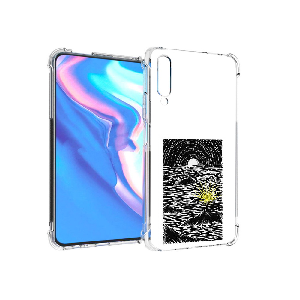 

Чехол MyPads Tocco для Honor 9X Pro маяк в черно белом море, Прозрачный, Tocco