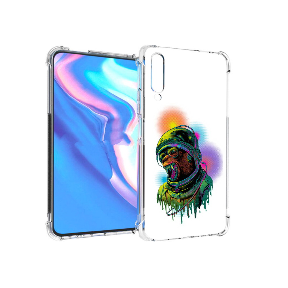 

Чехол MyPads Tocco для Honor 9X Pro медведь космонавт, Прозрачный, Tocco