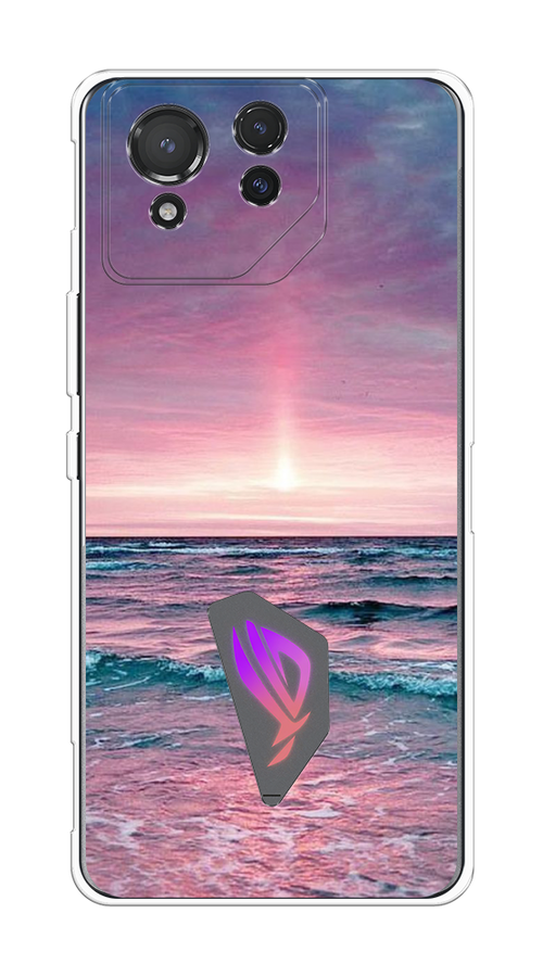 

Чехол на Asus ROG Phone 8 "Восход 3", Розовый;голубой, 45150-1