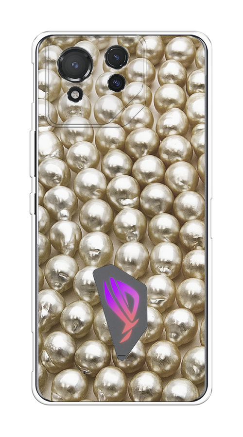 

Чехол на Asus ROG Phone 8 "Жемчуг", Бежевый, 45150-1