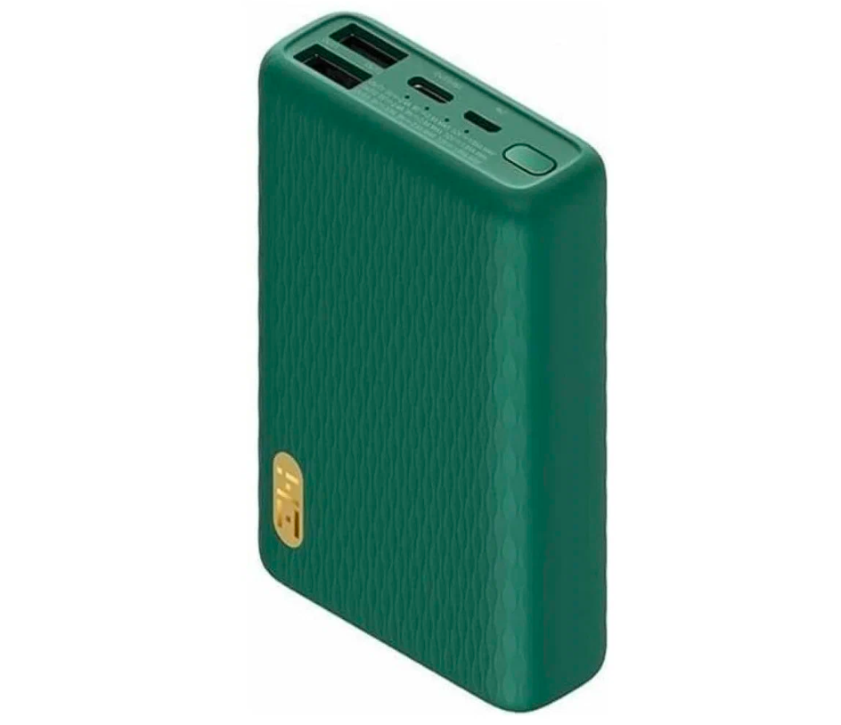 Внешний аккумулятор (Power Bank) Xiaomi PowerBank ZMIQB817, 10000мAч, зеленый [qb817 green