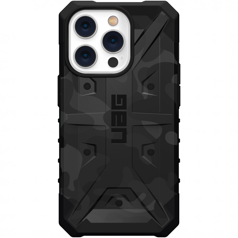 

Чехол UAG Pathfinder SE Series для iPhone 14 Pro, Black Midnight Camo (114058114061), Черный, Pathfinder SE Series