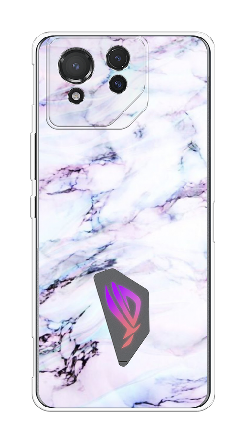 

Чехол на Asus ROG Phone 8 "Радужный мрамор", Серый;фиолетовый, 45150-1