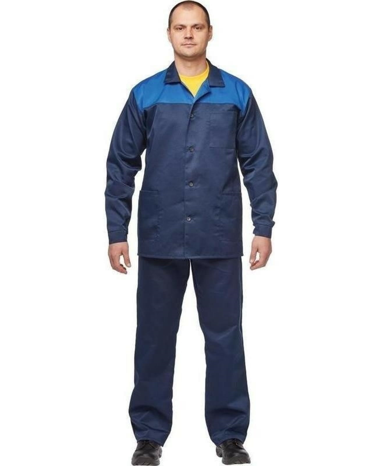 

Костюм рабочий NoBrand 702548-K синий 64-66, 158-164