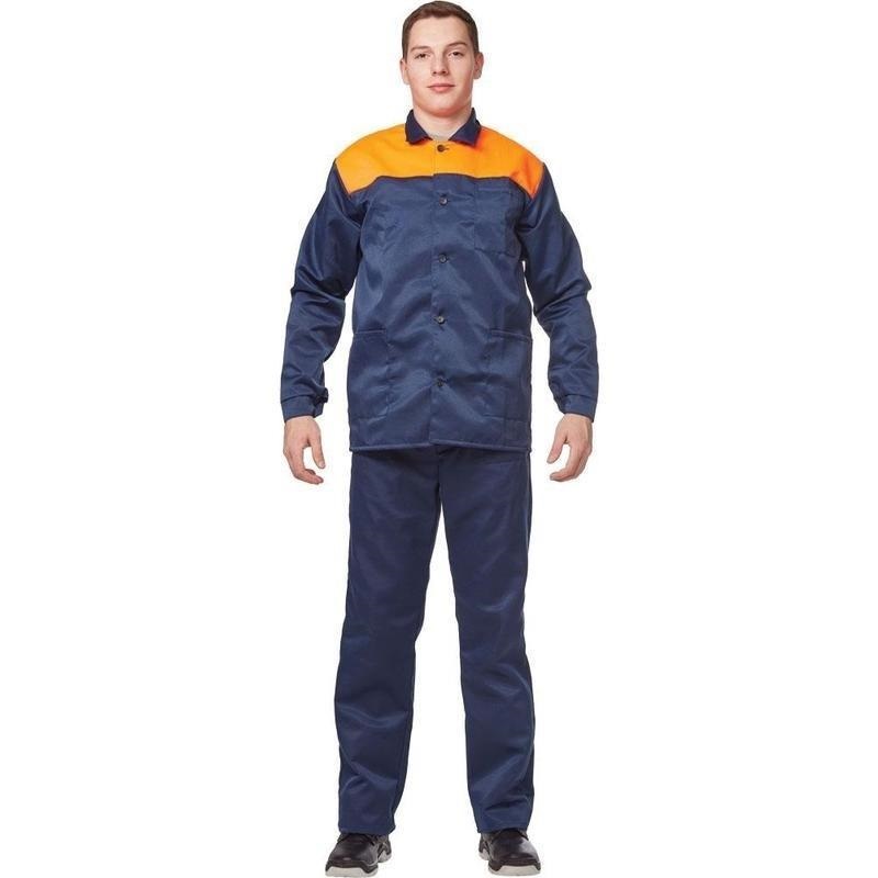 

Костюм рабочий NoBrand 702540-K синий/оранжевый 56-58, 158-164