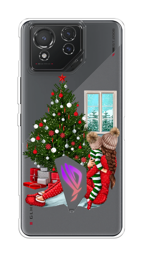 

Чехол на Asus ROG Phone 8 "Новый год с мамой", Красный;зеленый;голубой, 45150-1