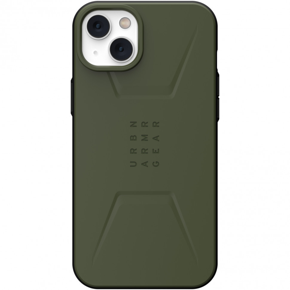 фото Чехол uag civilian for magsafe series для iphone 14 plus, olive (114037117272)