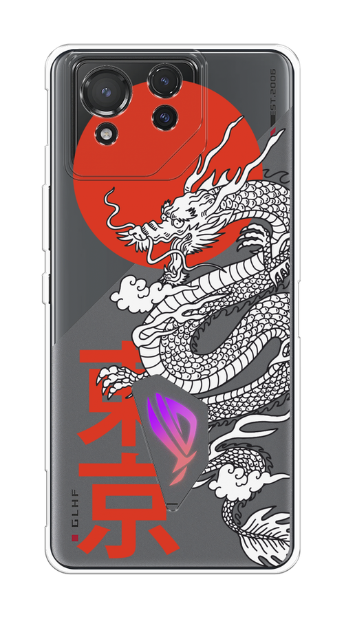 

Чехол на Asus ROG Phone 8 "Китайский дракон", Черный;красный;белый, 45150-1