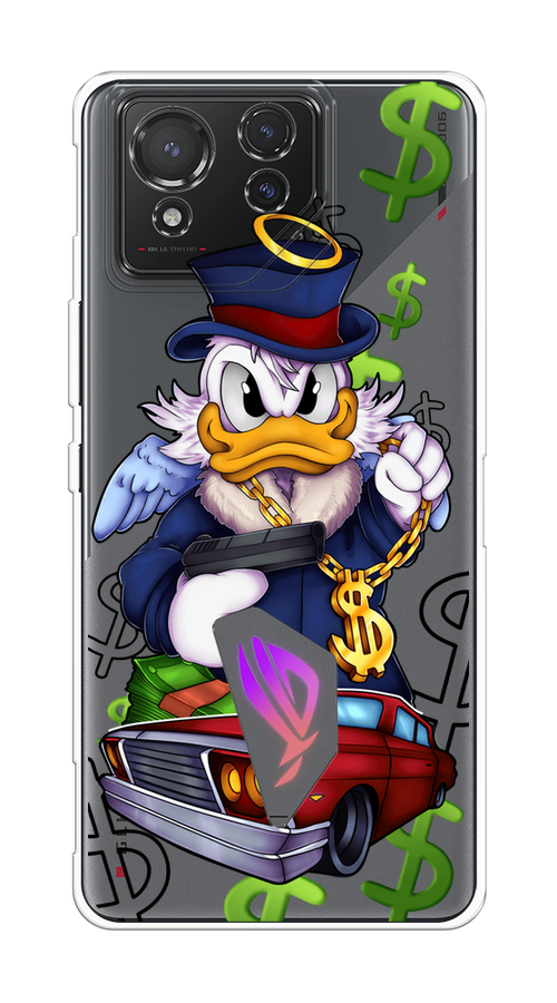 

Чехол на Asus ROG Phone 8 "Scrooge McDuck with a Gold Chain", Красный;синий;белый, 45150-1