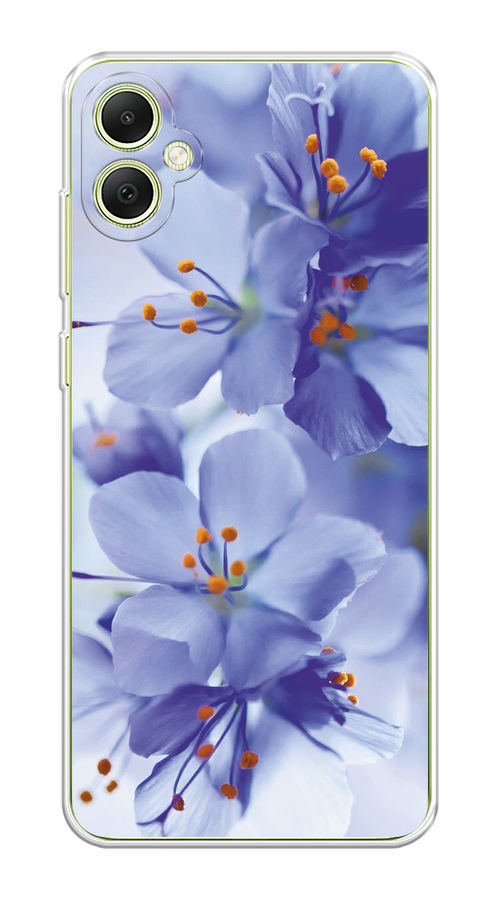 

Чехол на Samsung Galaxy A05 "Фиолетовые цветки", Фиолетовый;синий, 2108750-1