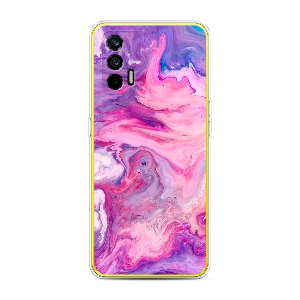 

Чехол на Oppo Realme Q3 Pro "Нежно-розовая абстракция", Розовый, 256550-3