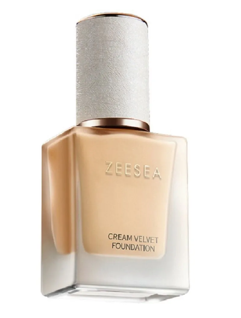 Тональный крем Zeesea Cream Velvet Liquid Foundation тон 02 Natural натуральный 20 г