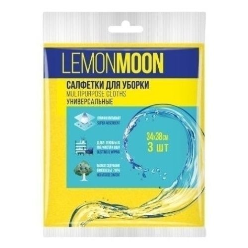 

Салфетка Lemon Moon вискоза 6 шт, Желтый