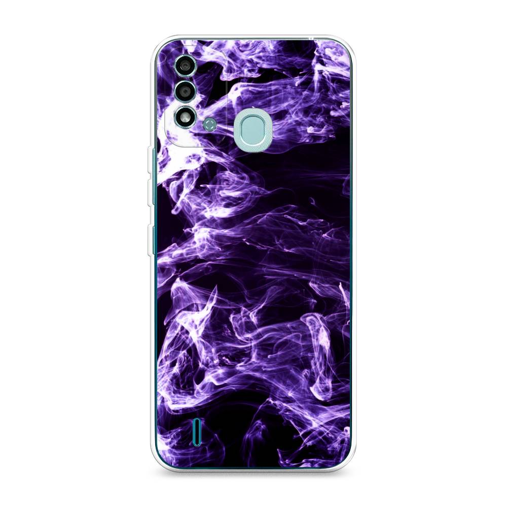 

Чехол на Itel Vision 2S "Фиолетовый дым", Фиолетовый;белый;черный, 3200650-3