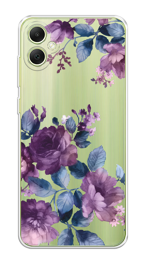 

Чехол на Samsung Galaxy A05 "Purple Blossoms", Синий;фиолетовый, 2108750-1