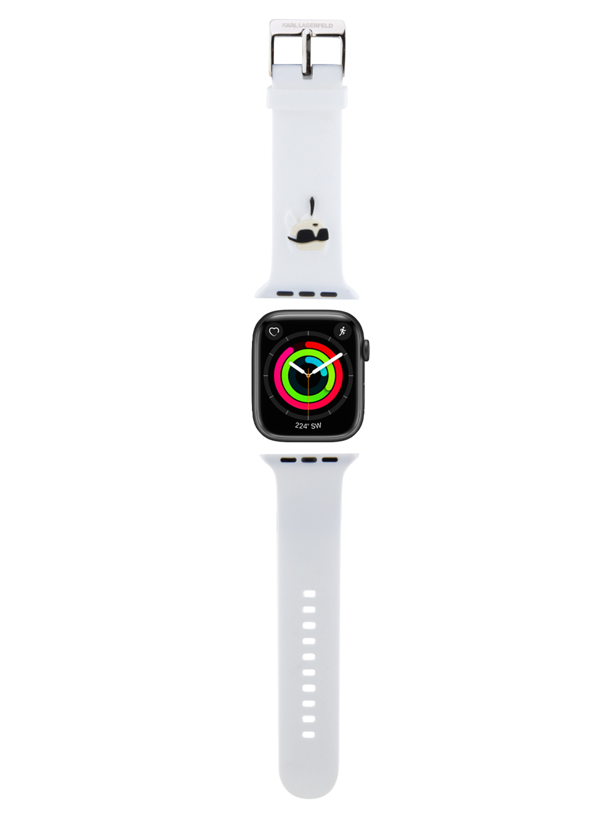 Ремешок Karl Lagerfeld для Apple Watch 41 / 40 / 38 mm NFT Karl head, белый