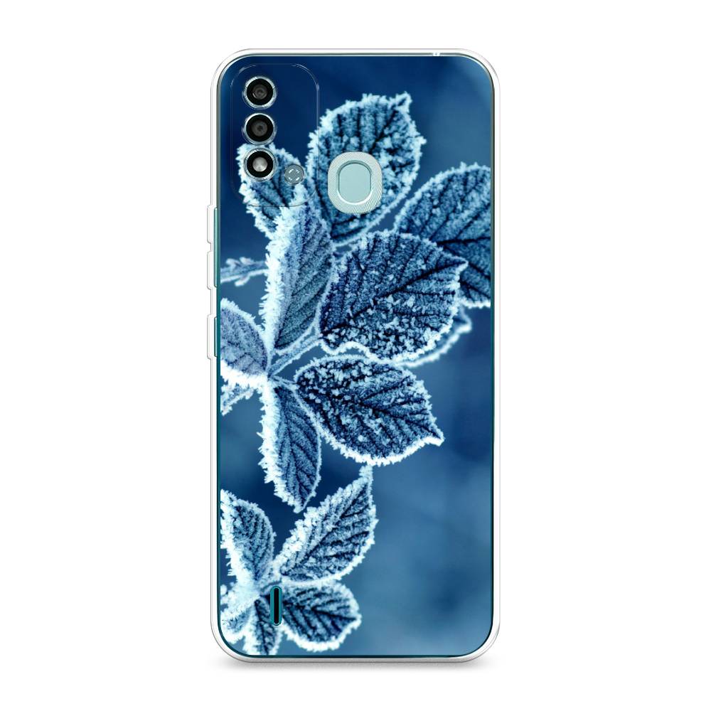 

Чехол на Itel Vision 2S "Зима 6", Голубой;белый, 3200650-2