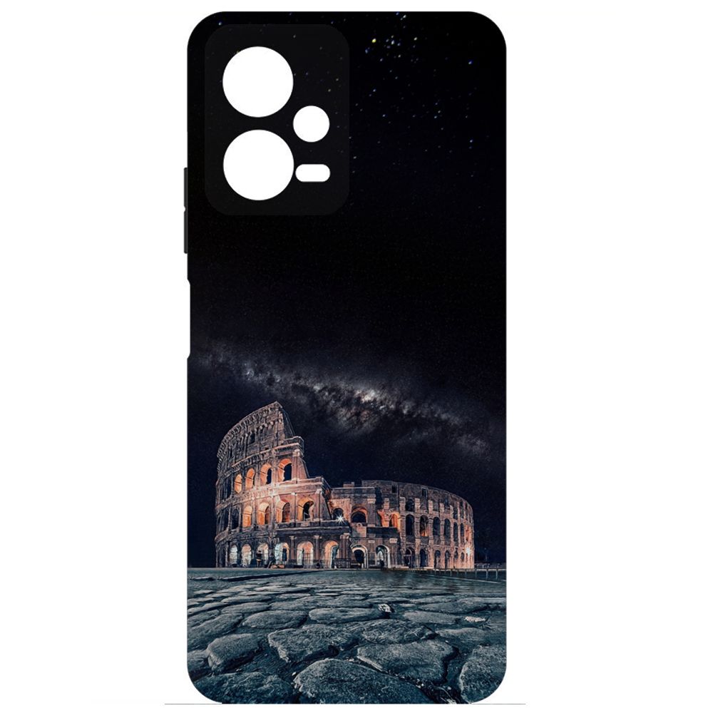 

Чехол-накладка Krutoff Soft Case Италия, Колизей для Xiaomi Poco X5 черный