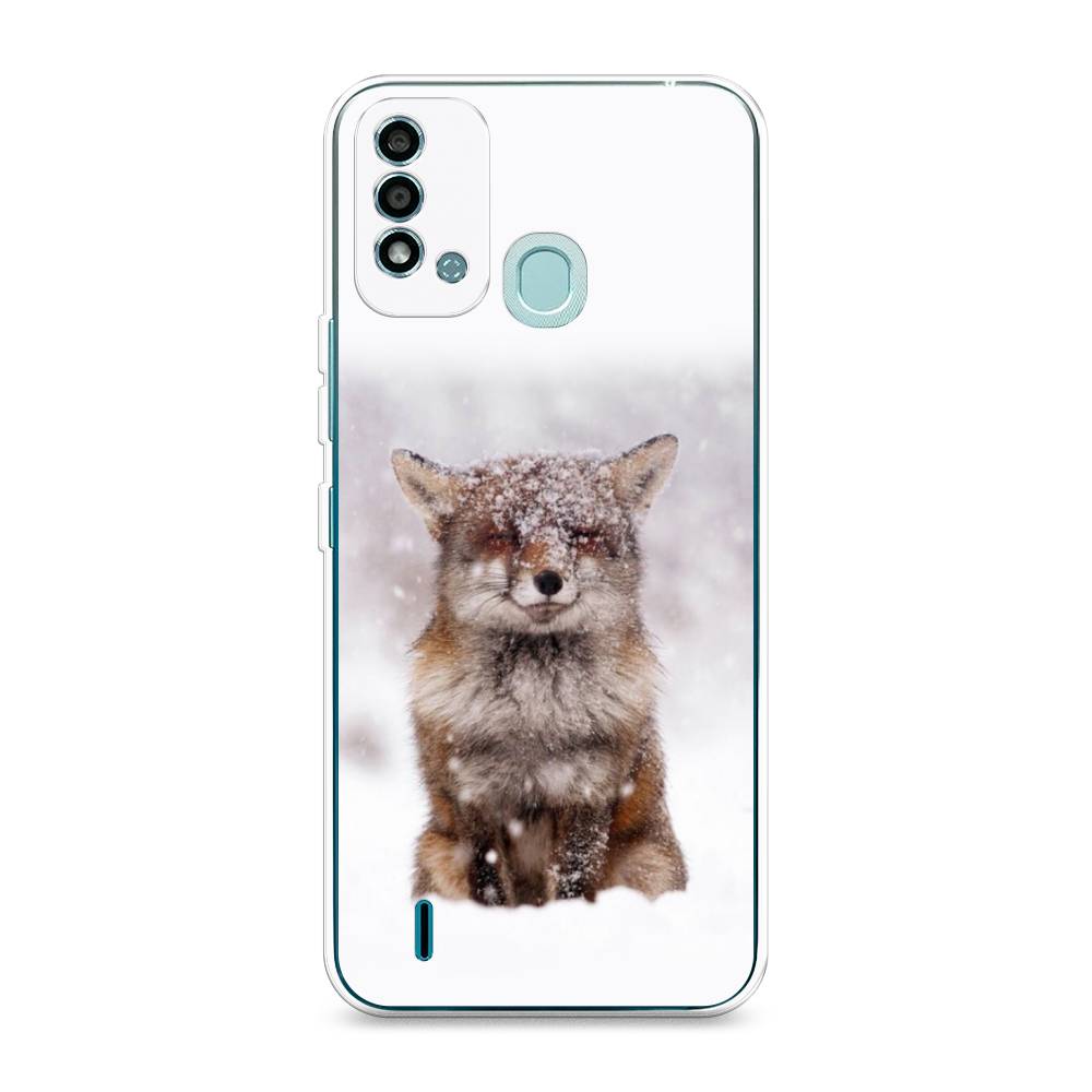 

Чехол на Itel Vision 2S "Зимняя лиса", Белый;серый;коричневый, 3200650-1