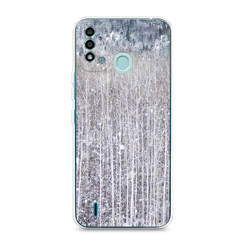 

Чехол на Itel Vision 2S "Снежный лес", Бежевый;серый;белый, 3200650-5