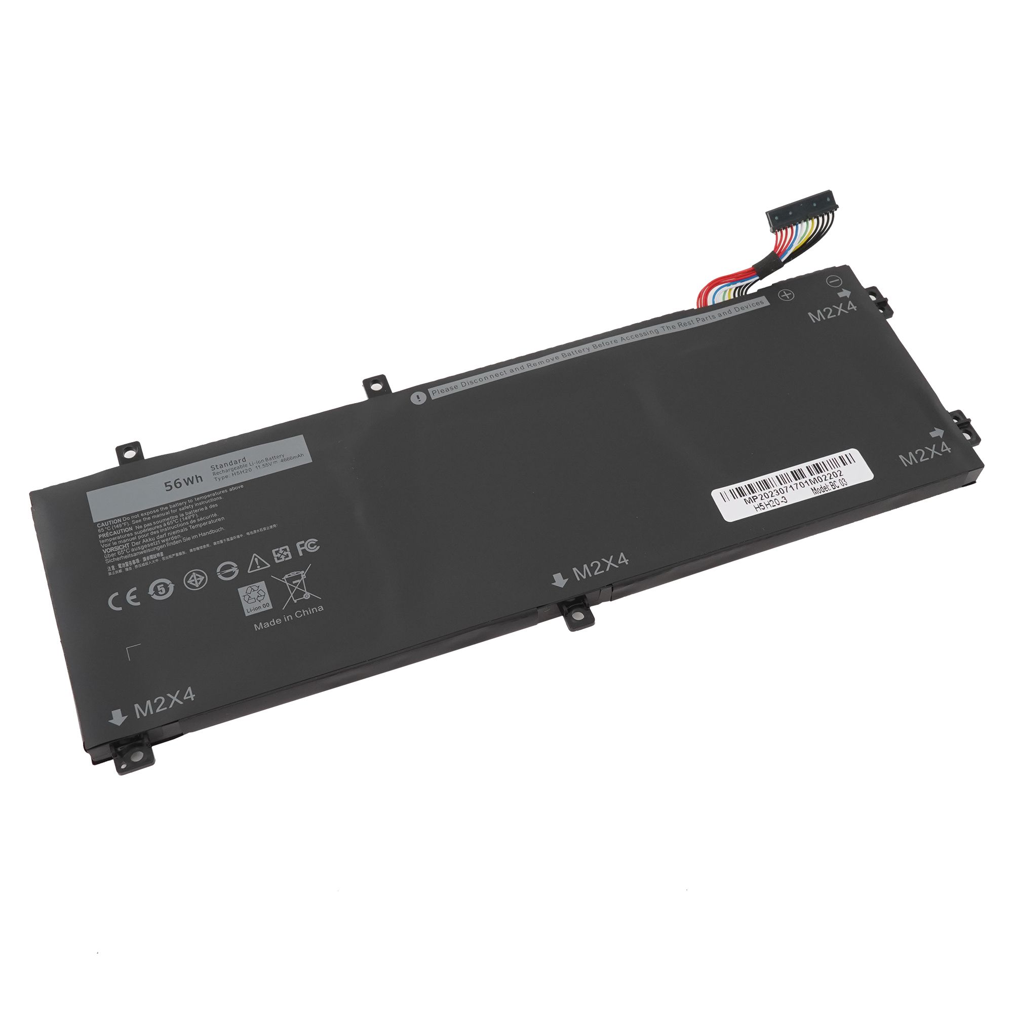 

Аккумулятор Azerty H5H20 для Dell Precision 15 5510 / XPS 15 9550, H5H20