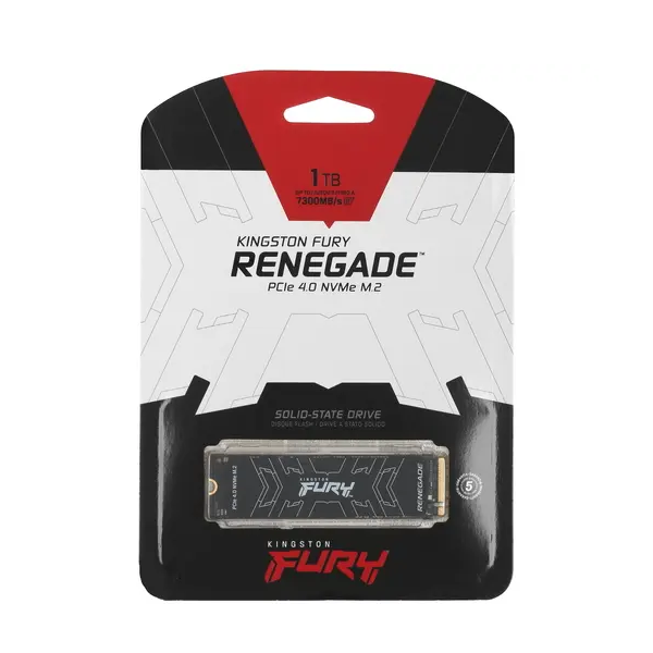 

SSD накопитель Kingston FURY Renegade M.2 2280 1 ТБ (SFYRS/1000G), FURY Renegade