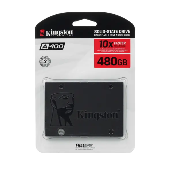 

SSD накопитель Kingston A400 2.5" 480 ГБ (SA400S37/480G), A400