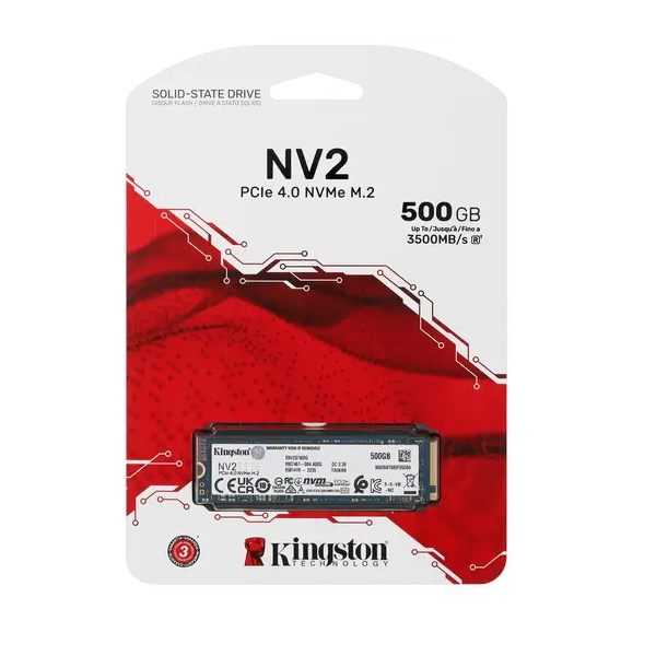 

SSD накопитель Kingston SNV2S M.2 2280 500 ГБ (SNV2S/500G), SNV2S
