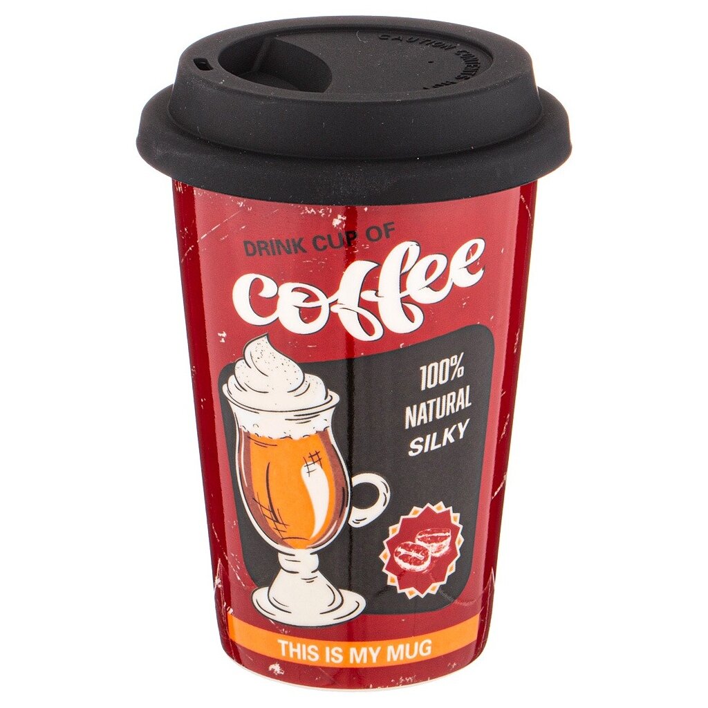 фото Кружка lefard coffemania с крышкой 400мл