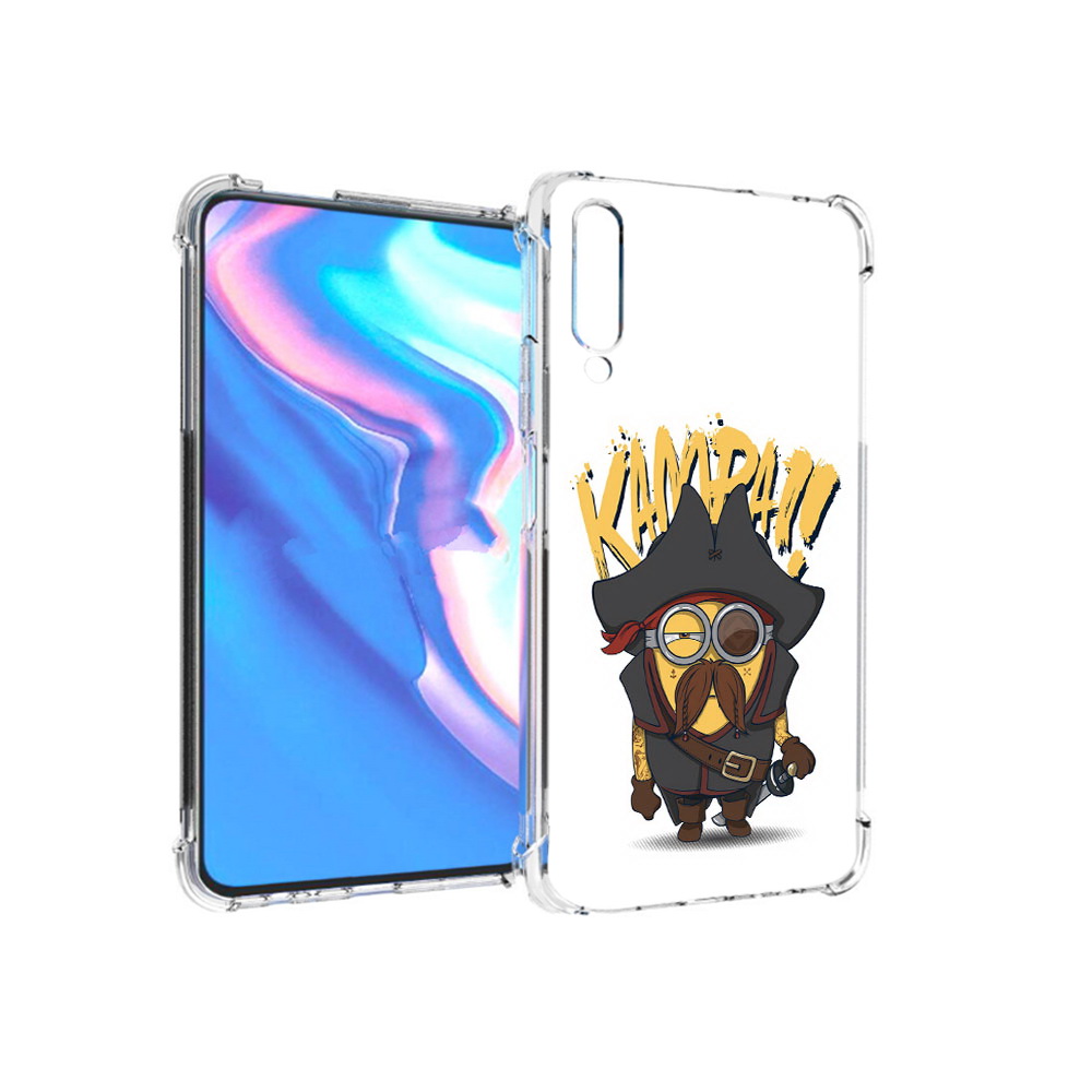 

Чехол MyPads Tocco для Honor 9X Pro миньон пират, Прозрачный, Tocco