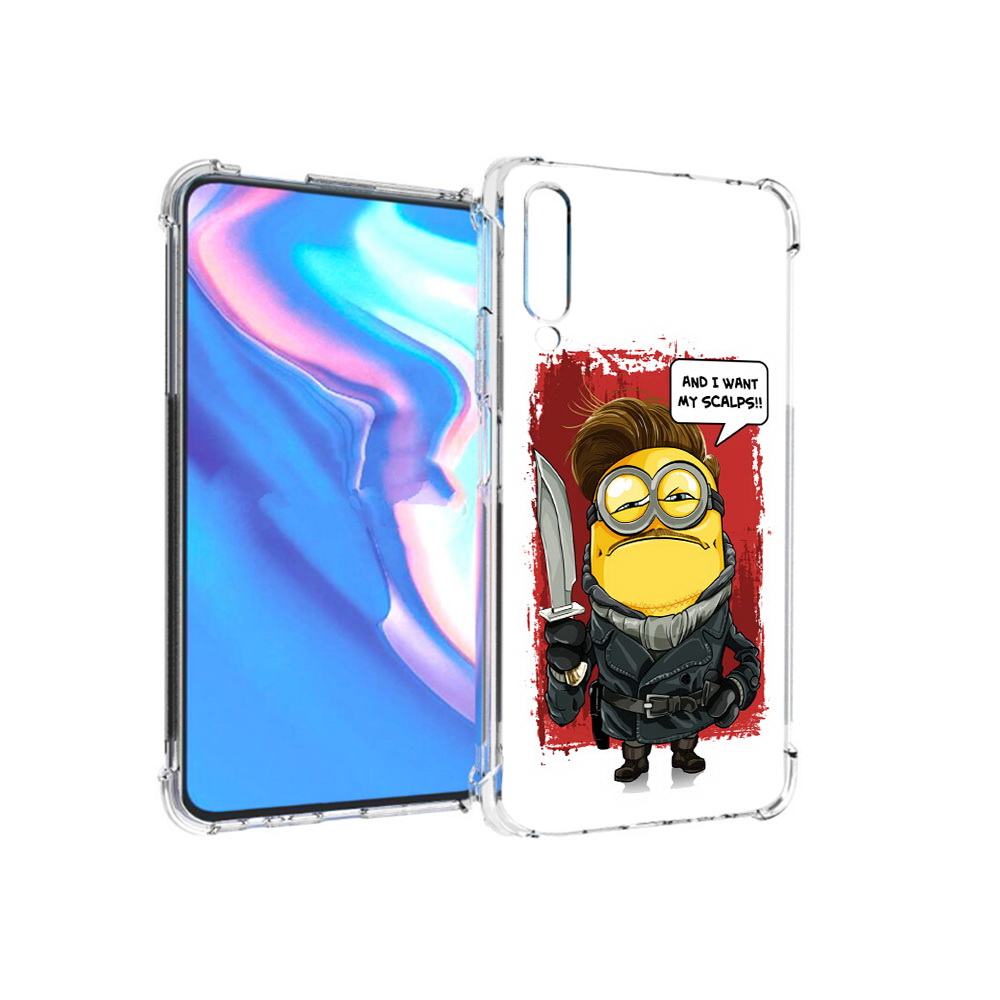

Чехол MyPads Tocco для Honor 9X Pro миньон убийца, Прозрачный, Tocco