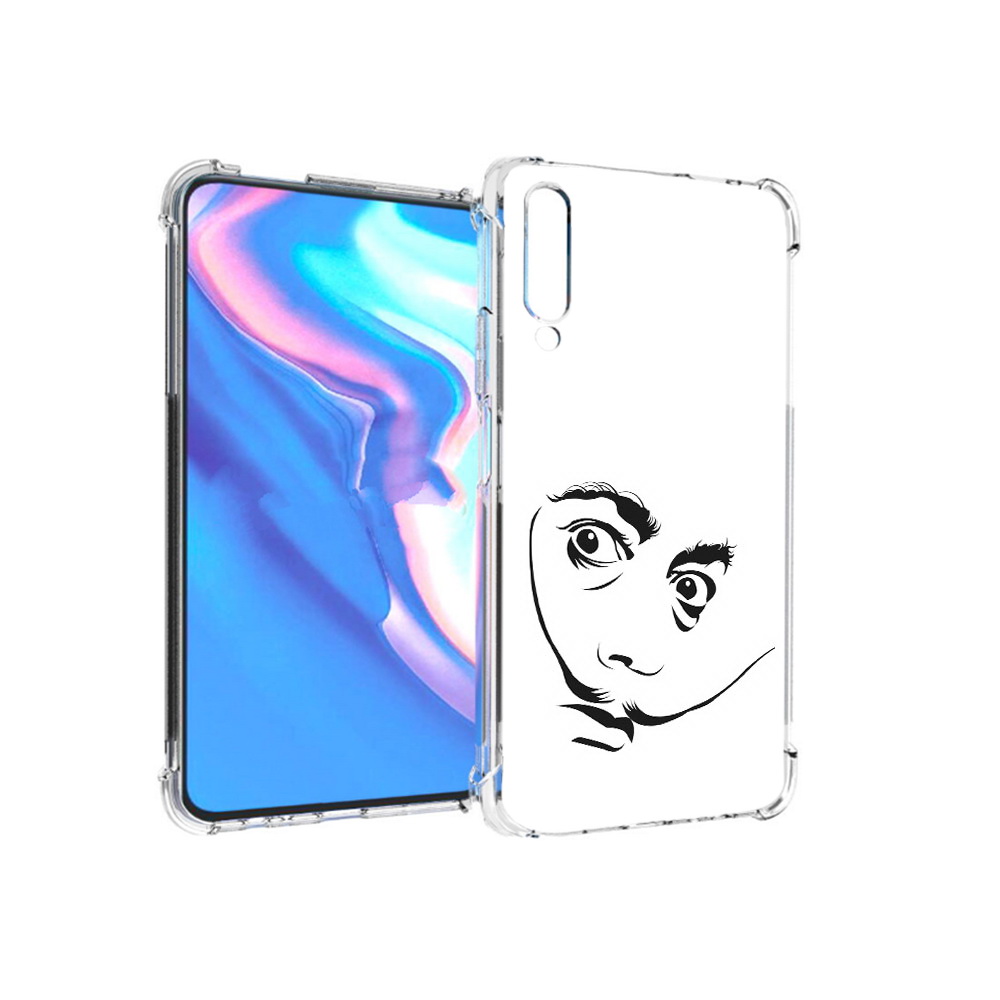 

Чехол MyPads Tocco для Honor 9X Pro мужчина с длинными усами, Прозрачный, Tocco