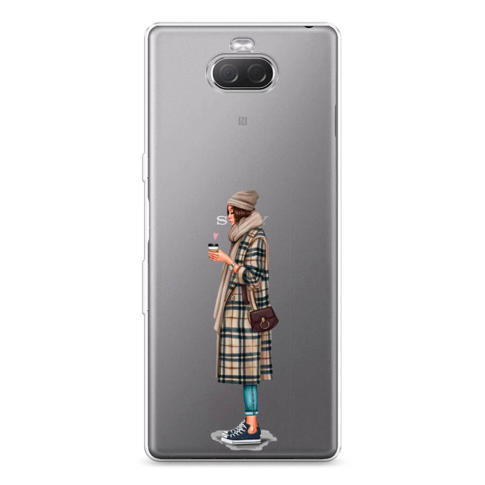 

Чехол на Sony Xperia 10 Plus "Утренний кофе", Коричневый;бежевый, 54150-6