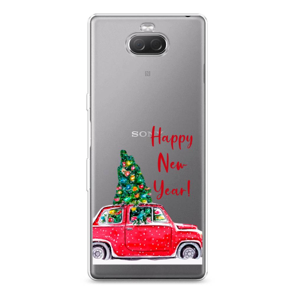 

Чехол на Sony Xperia 10 Plus "Happy New Year", Красный;зеленый, 54150-5