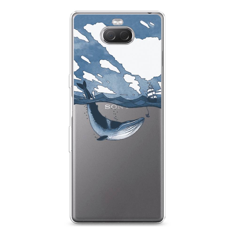 

Чехол на Sony Xperia 10 Plus "Большой кит", Синий, 54150-1