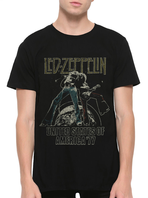 

Футболка мужская Dream Shirts Led Zeppelin LED-576120-2 черная L, Черный, Led Zeppelin LED-576120-2