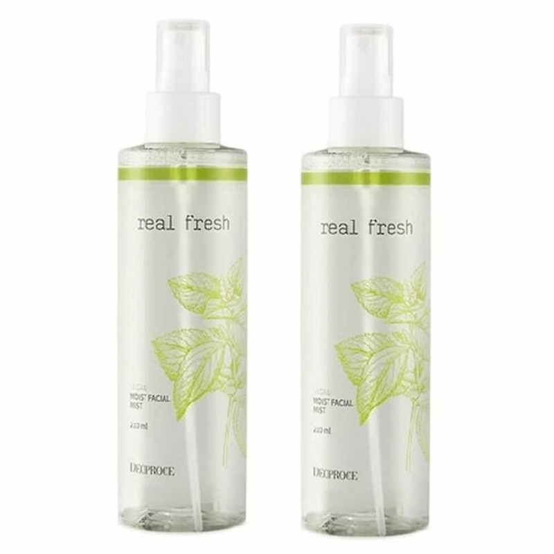 Спрей Deoproce real fresh vegan moist facial mist 210 мл 2 шт